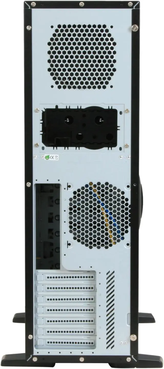 Alt view image 11 of 12 - CHIEFTEC BRAVO BA-01B-B-B Black Steel ATX Full Tower Computer Case