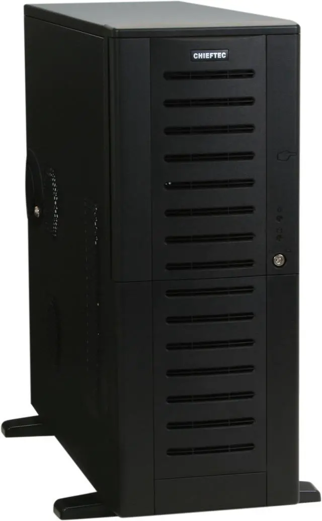 Main image of CHIEFTEC BRAVO BX-01B-B-B-OP Black Steel ATX Mid Tower Computer Case