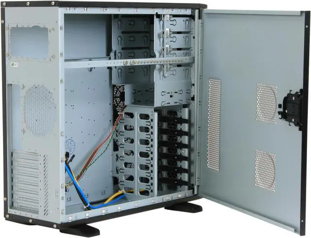 Alt view image 6 of 12 - CHIEFTEC BRAVO BX-01B-B-B-OP Black Steel ATX Mid Tower Computer Case