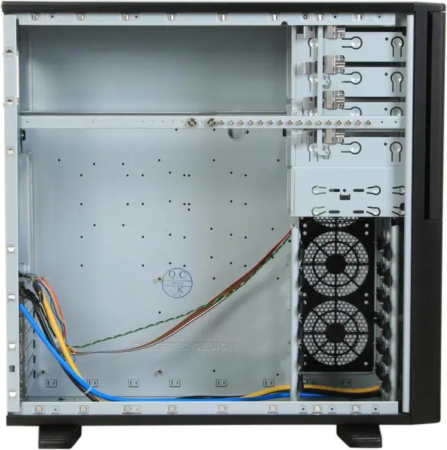 Alt view image 8 of 12 - CHIEFTEC BRAVO BX-01B-B-B-OP Black Steel ATX Mid Tower Computer Case
