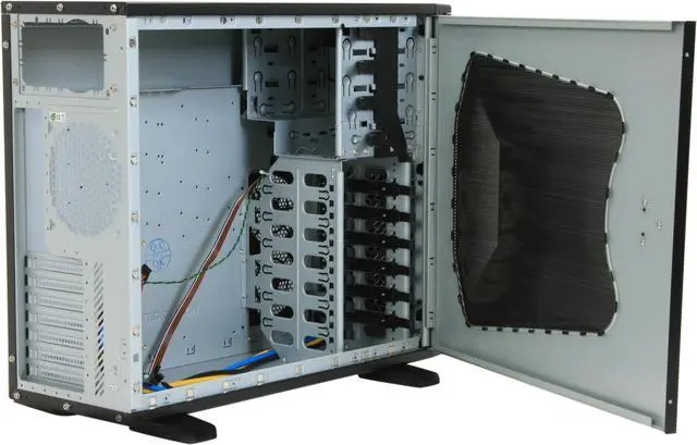 Alt view image 6 of 12 - CHIEFTEC AEGIS CH-05B-B-OP Black Steel ATX Mid Tower Computer Case