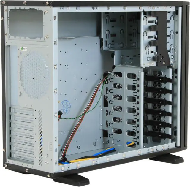 Alt view image 7 of 12 - CHIEFTEC AEGIS CH-05B-B-OP Black Steel ATX Mid Tower Computer Case