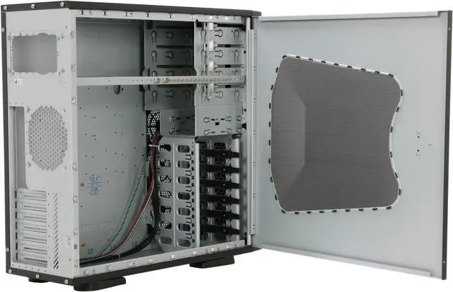 Alt view image 6 of 12 - CHIEFTEC AEGIS CX-05B-B-M-OP Black Steel ATX Mid Tower Computer Case