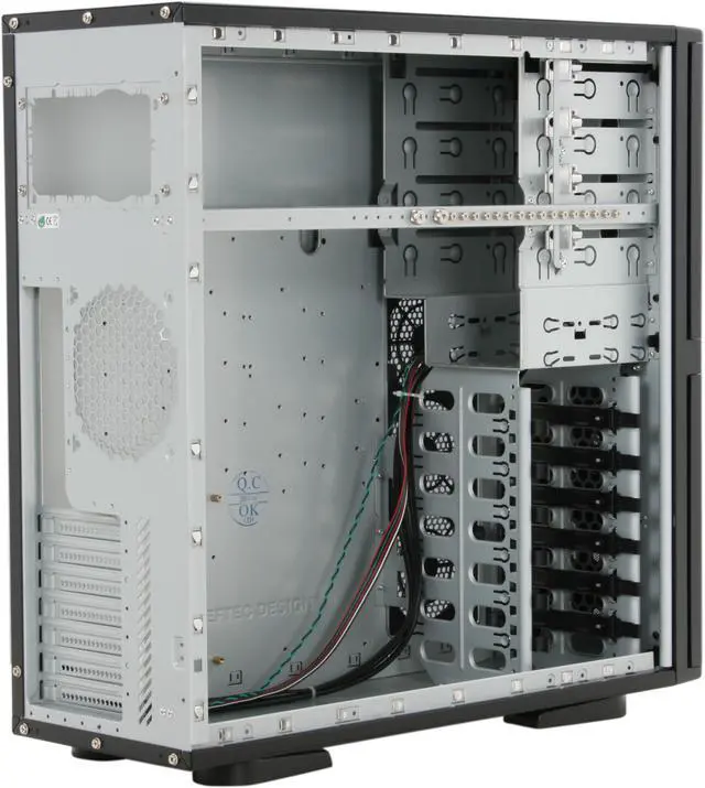Alt view image 7 of 12 - CHIEFTEC AEGIS CX-05B-B-M-OP Black Steel ATX Mid Tower Computer Case