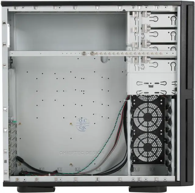 Alt view image 8 of 12 - CHIEFTEC AEGIS CX-05B-B-M-OP Black Steel ATX Mid Tower Computer Case