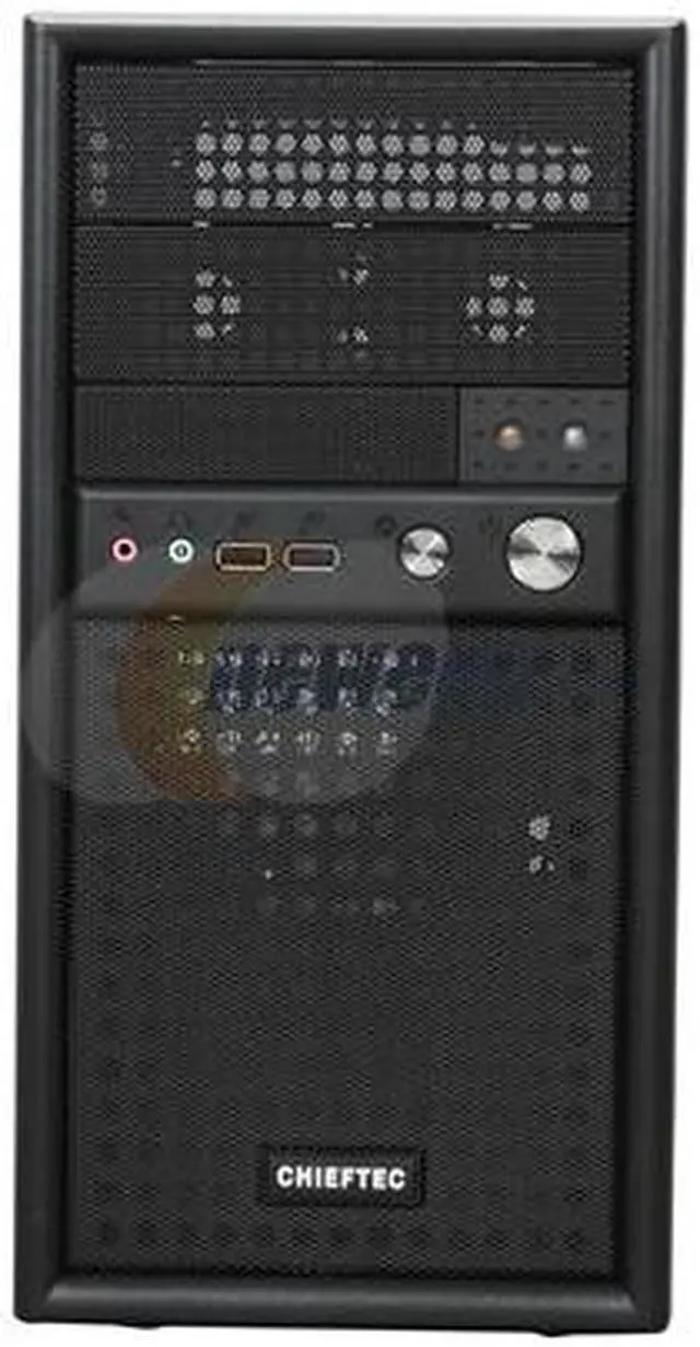 Alt view image 2 of 11 - CHIEFTEC Mesh Series CD-01B-B-OP Black Micro ATX Mini Tower Computer Case