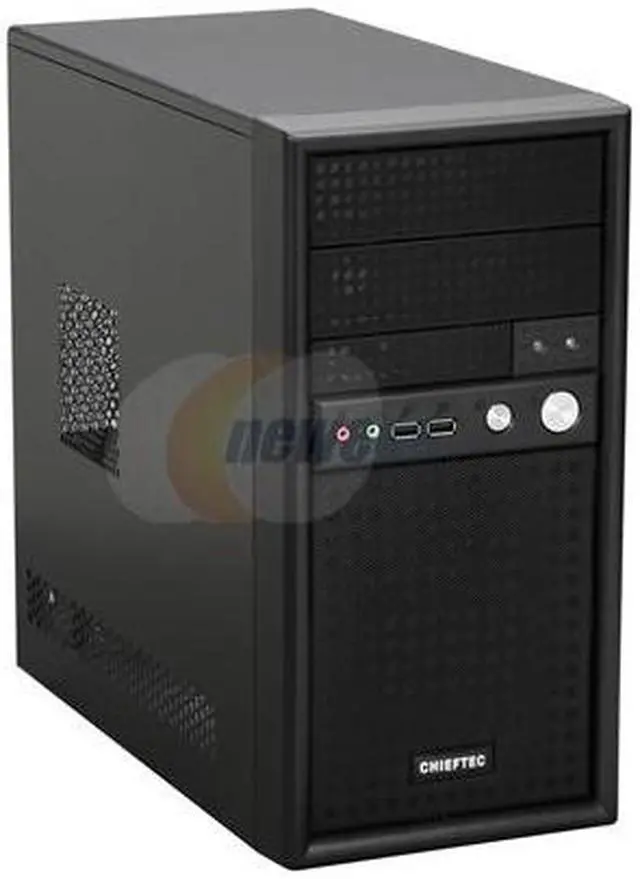 Alt view image 3 of 11 - CHIEFTEC Mesh Series CD-01B-B-OP Black Micro ATX Mini Tower Computer Case