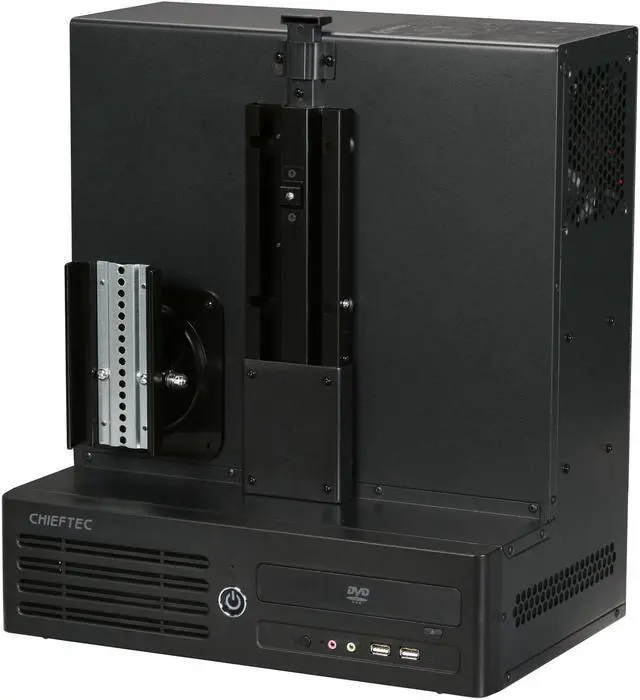 Alt view image 3 of 7 - CHIEFTEC BRAVO Series BL-01B-OP Black Computer Case