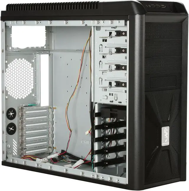 Alt view image 8 of 11 - CHIEFTEC Dragon CH07B-B-OP Black ATX Mid Tower Computer Case