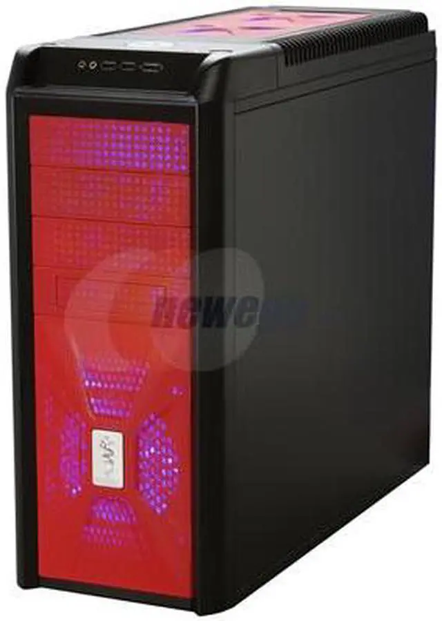 Alt view image 4 of 11 - CHIEFTEC Dragon CH07B-R-OP Red ATX Mid Tower Computer Case
