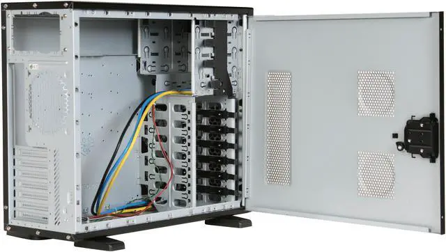 Alt view image 5 of 10 - CHIEFTEC SMART SH-01B-B-B-OP Black ATX Mid Tower Computer Case