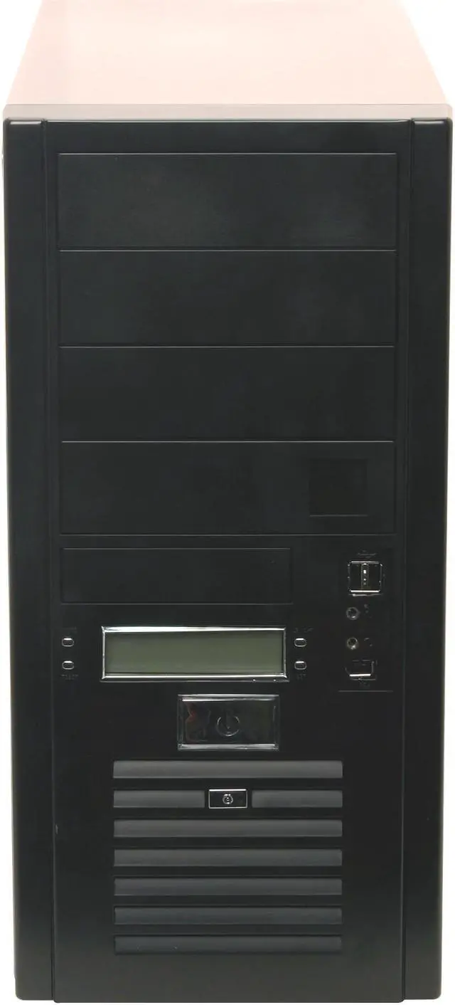 Alt view image 2 of 13 - Broadway Com Corp 82-4HL Black Steel ATX Mid Tower Computer Case 500W Power Supply