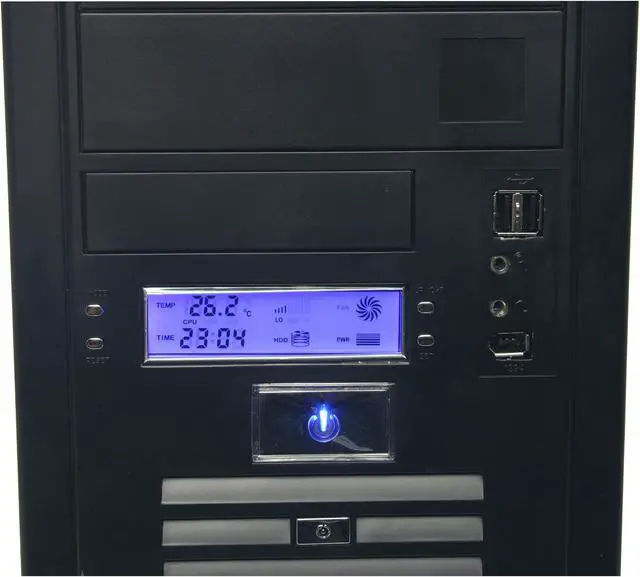 Alt view image 4 of 13 - Broadway Com Corp 82-4HL Black Steel ATX Mid Tower Computer Case 500W Power Supply