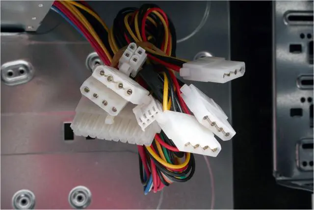 Alt view image 13 of 13 - Broadway Com Corp 82-4HL Black Steel ATX Mid Tower Computer Case 500W Power Supply