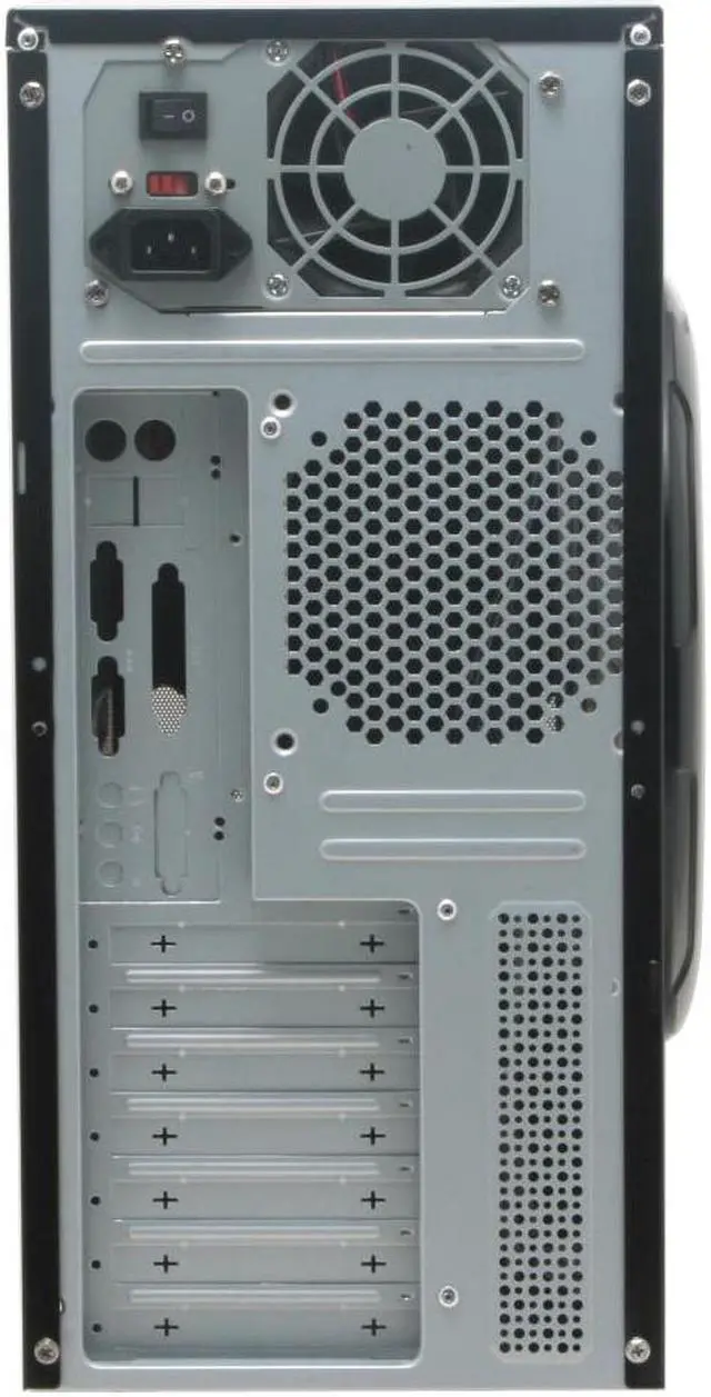 Alt view image 13 of 15 - Broadway Com Corp 9257-Black Black Steel ATX Mid Tower Computer Case 600W Power Supply