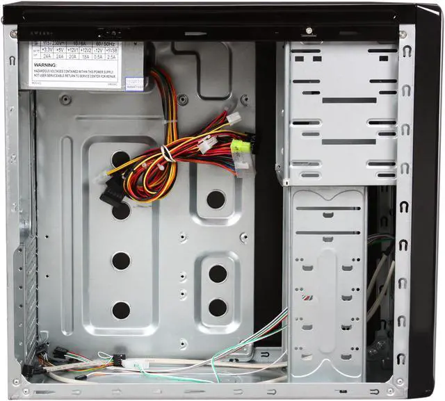 Alt view image 6 of 9 - Broadway Com Corp 939PL-BLACK Steel ATX Mid Tower Computer Case Okia ATX 550W Power Supply