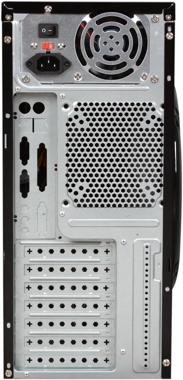 Alt view image 8 of 9 - Broadway Com Corp 939PL-BLACK Steel ATX Mid Tower Computer Case Okia ATX 550W Power Supply