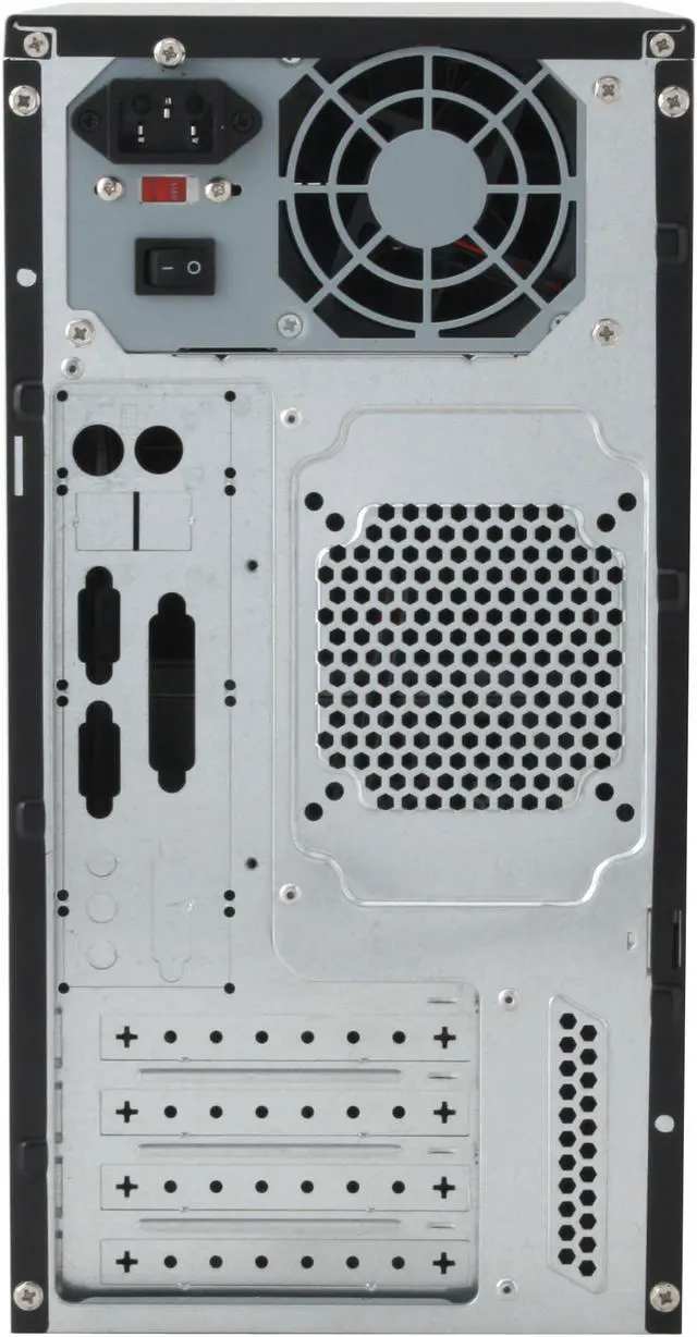 Alt view image 10 of 11 - Broadway Com Corp 937PK-BLACK Steel Computer Case Okia ATX 420W Power Supply