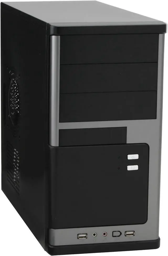 Main image of Broadway Com Corp 937PK-BLACK Steel Computer Case Okia ATX 420W Power Supply
