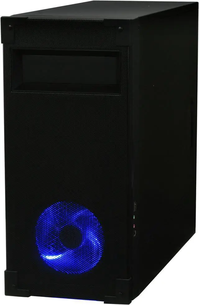 Alt view image 3 of 12 - Broadway Com Corp Sonic Black SECC Steel ATX Mid Tower Computer Case