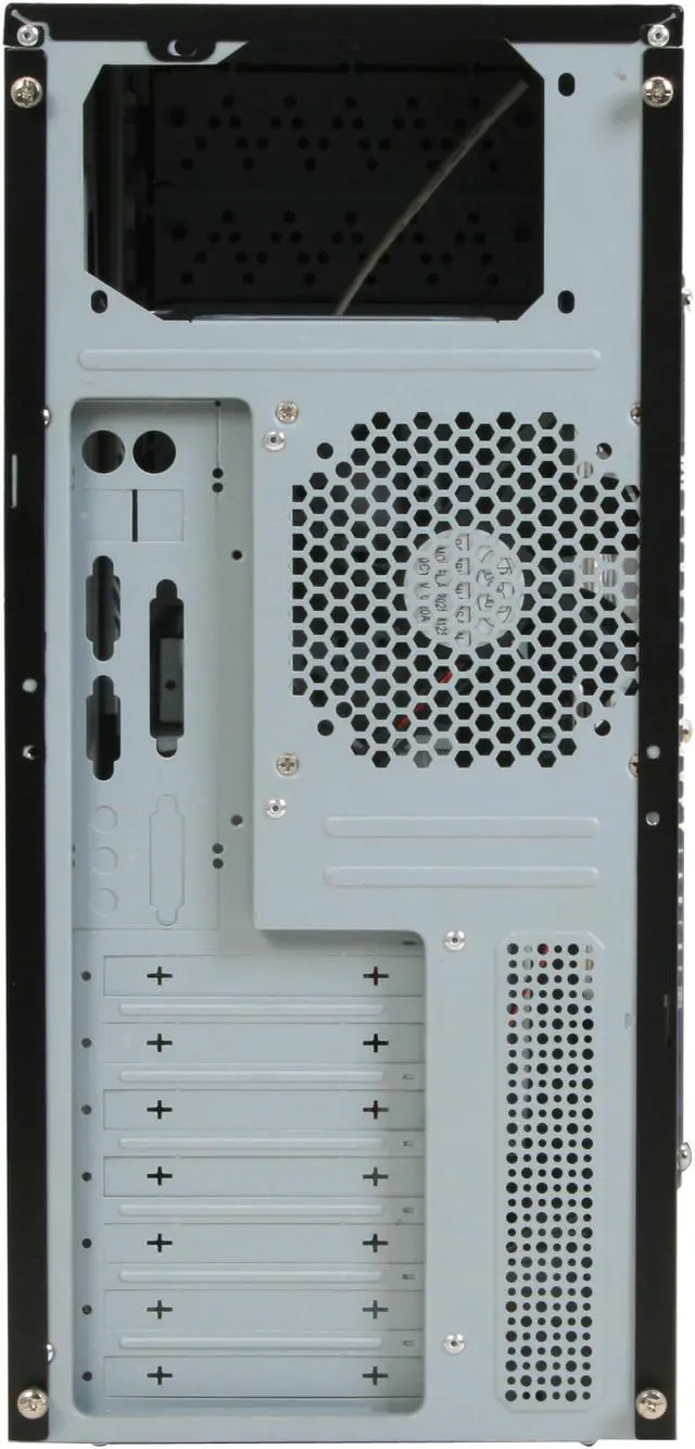 Alt view image 11 of 12 - Broadway Com Corp Sonic Black SECC Steel ATX Mid Tower Computer Case