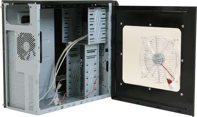 Alt view image 6 of 12 - Broadway Com Corp Runner Black SECC Steel ATX Mid Tower Computer Case