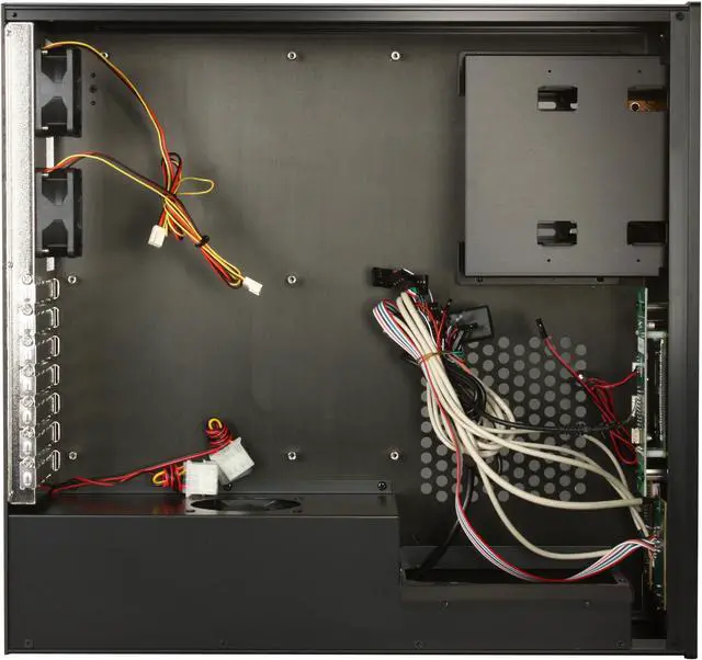 Alt view image 9 of 10 - Broadway Com Corp Black Aluminum / Thick Steel HTPC-HT1100 ATX Media Center / HTPC Case