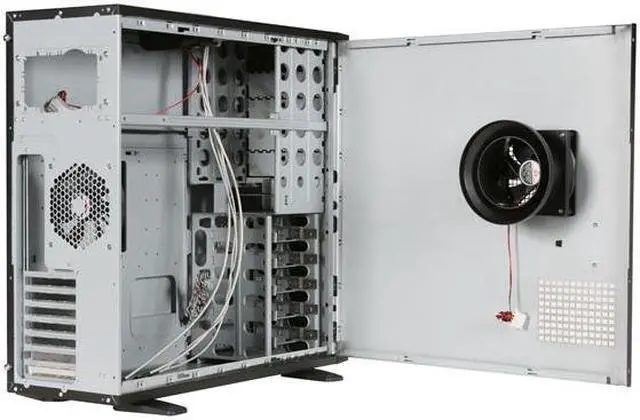 Alt view image 5 of 10 - Broadway Com Corp R-800 Black thick Steel ATX Full Tower Computer Case