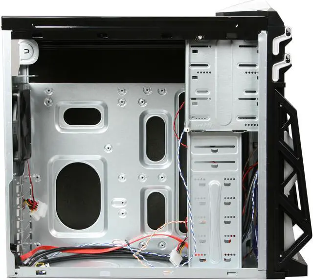 Alt view image 6 of 9 - Broadway Com Corp FX-Series FX-SILVER Black / Silver SECC Steel Computer Case