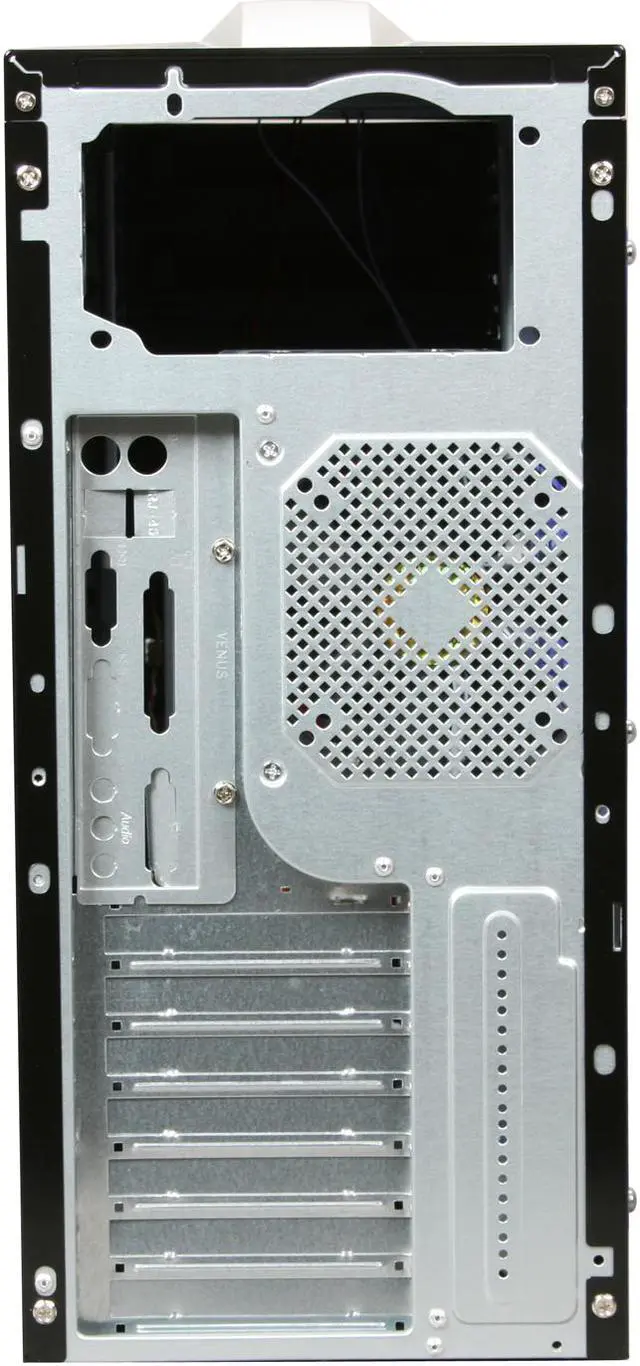 Alt view image 8 of 9 - Broadway Com Corp FX-Series FX-SILVER Black / Silver SECC Steel Computer Case