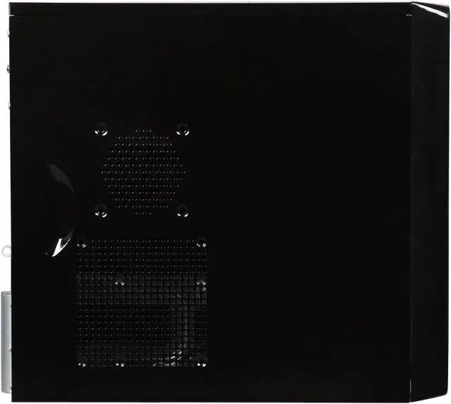 Alt view image 4 of 9 - Broadway Com Corp 1244MA-BLACK Glossy black Steel ATX Mini Tower Computer Case 500W Power Supply
