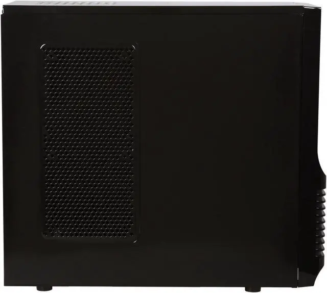 Alt view image 4 of 9 - Broadway Com Corp A3728-Series A3728-Red Glossy Black SECC Steel / Plastic ATX Mid Tower Computer Case