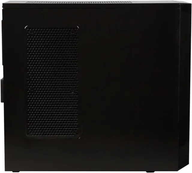 Alt view image 4 of 9 - Broadway Com Corp A5938-Series A5938-Blue Glossy Black SECC Steel / Plastic ATX Mid Tower Computer Case