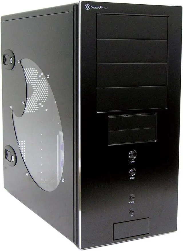 SilverStone Temjin Series TJ04W Black Computer Case - Newegg.com