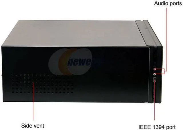 Alt view image 4 of 10 - SILVERSTONE Black Aluminum front panel, 1.0mm SECC body LASCALA 10 CS-SST-LC10B ATX Media Center / HTPC Case
