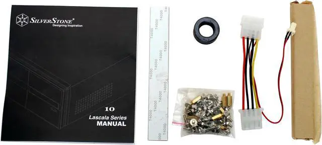 Alt view image 9 of 10 - SILVERSTONE Black Aluminum front panel, 1.0mm SECC body LASCALA 10 CS-SST-LC10B ATX Media Center / HTPC Case