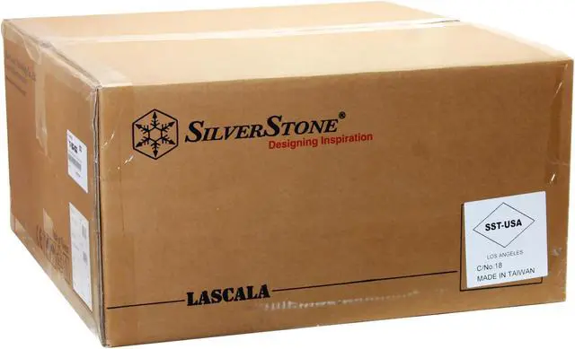 Alt view image 10 of 10 - SILVERSTONE Black Aluminum front panel, 1.0mm SECC body LASCALA 10 CS-SST-LC10B ATX Media Center / HTPC Case