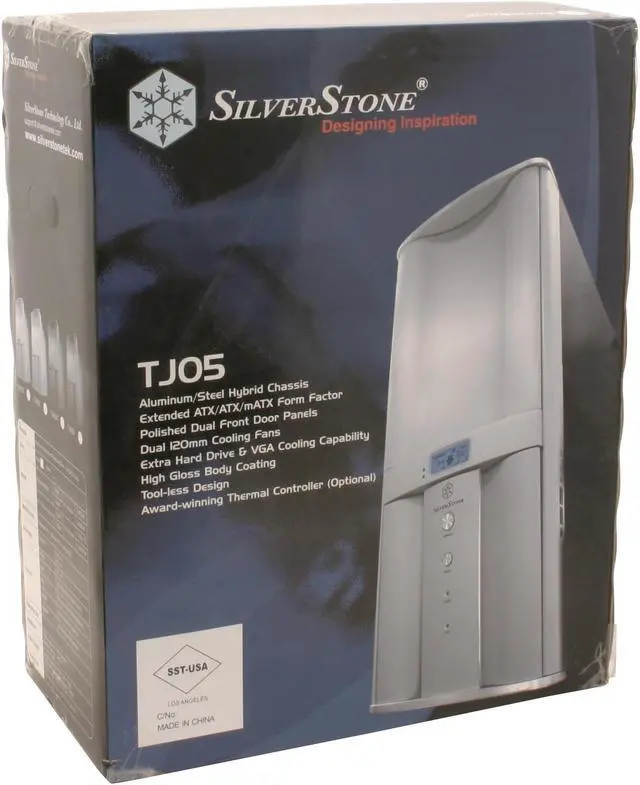 Alt view image 12 of 12 - SilverStone Temjin Series TJ05B-X Black Aluminum front panel, 0.8mm SECC body ATX Mid Tower Computer Case