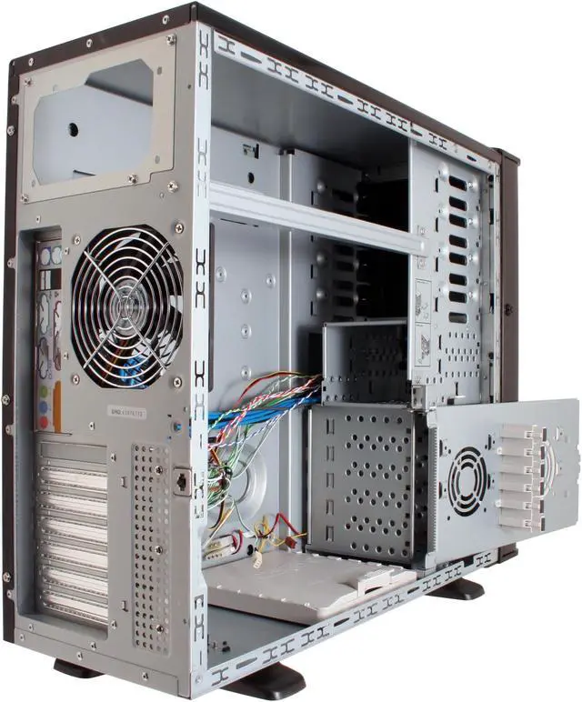 Alt view image 9 of 12 - SilverStone Temjin Series TJ05B-X Black Aluminum front panel, 0.8mm SECC body ATX Mid Tower Computer Case