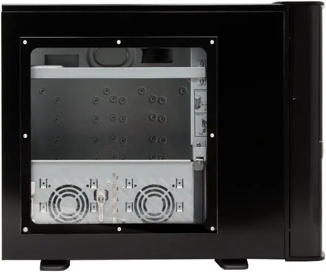 Alt view image 5 of 12 - SilverStone Temjin Series TJ05B-X Black Aluminum front panel, 0.8mm SECC body ATX Mid Tower Computer Case