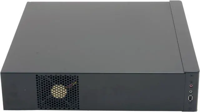 Alt view image 6 of 12 - SilverStone Lascala Series LC11-B Black Aluminum front panel, 0.8mm SECC body Micro ATX Desktop Computer Case TFX 300W PFC Power Supply