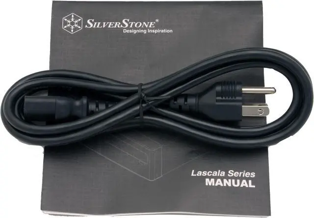 Alt view image 11 of 12 - SilverStone Lascala Series LC11-B Black Aluminum front panel, 0.8mm SECC body Micro ATX Desktop Computer Case TFX 300W PFC Power Supply