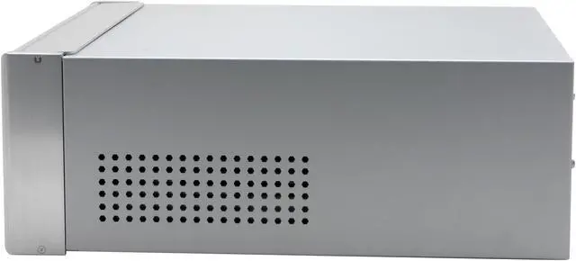 Alt view image 5 of 10 - SILVERSTONE Silver Aluminum front panel, 1.0mm SECC body LASCALA LC13-S ATX Media Center / HTPC Case