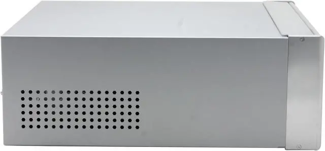 Alt view image 7 of 10 - SILVERSTONE Silver Aluminum front panel, 1.0mm SECC body LASCALA LC13-S ATX Media Center / HTPC Case