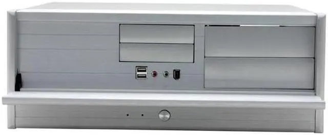 Alt view image 3 of 10 - SILVERSTONE Silver Aluminum front panel, 1.0mm SECC body LASCALA LC13-S ATX Media Center / HTPC Case