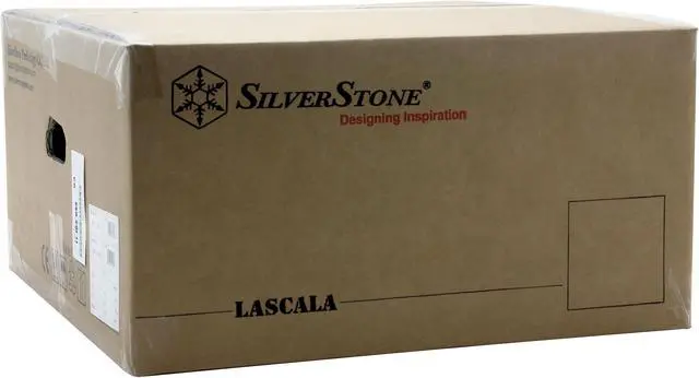 Alt view image 10 of 10 - SILVERSTONE Silver Aluminum front panel, 1.0mm SECC body LASCALA LC13-S ATX Media Center / HTPC Case