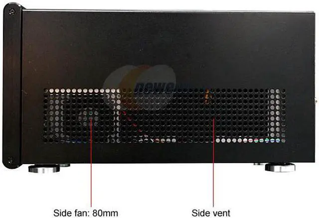 Alt view image 4 of 5 - SilverStone Sugo Series SG01-B Black Aluminum Micro ATX Desktop Computer Case - OEM
