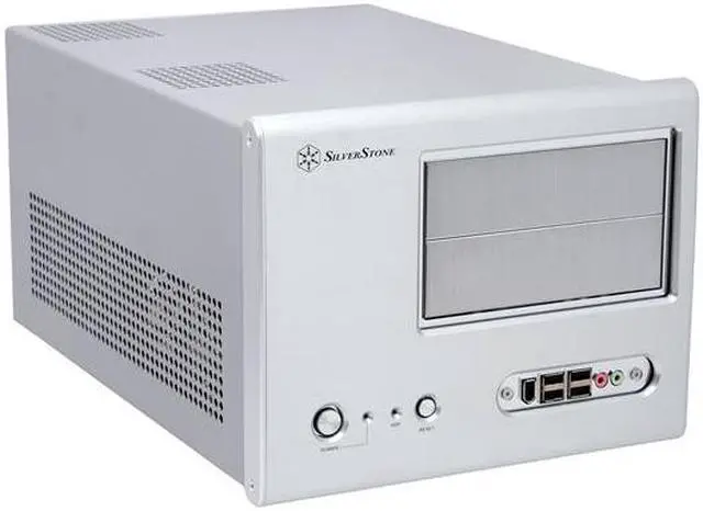 Main image of SilverStone Sugo Series SG01-S Silver Aluminum Micro ATX Desktop Computer Case - OEM
