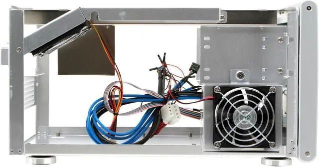 Alt view image 6 of 12 - SilverStone Sugo Series SG01-S Silver Aluminum Micro ATX Desktop Computer Case - OEM