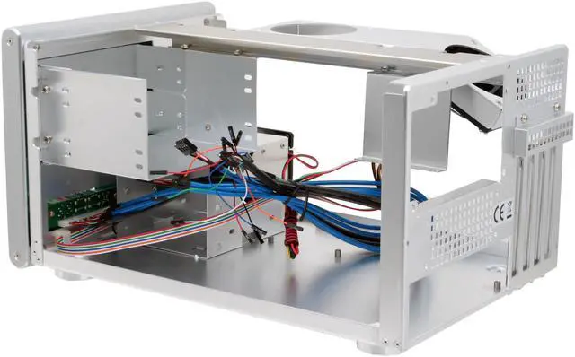 Alt view image 8 of 12 - SilverStone Sugo Series SG01-S Silver Aluminum Micro ATX Desktop Computer Case - OEM